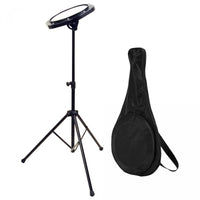 Drum Practice Pad with Stand & Bag