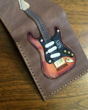 SRV Signature Electric Guitar Wallet - Handmade from Genuine Leather