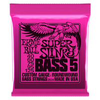 SUPER SLINKY 5-STRING NICKEL WOUND ELECTRIC BASS STRINGS
