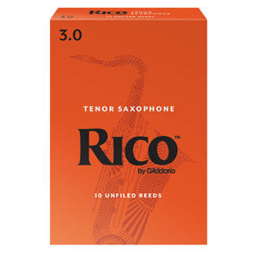 Rico Tenor Saxophone Reeds 10 pack, 3.0