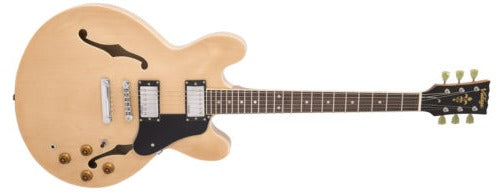 Vintage VSA500P ReIssued Semi Acoustic Guitar ~ Natural Maple