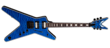 DEAN GUITARS ML SELECT 24 KAHLER QUILT TOP TRANS BLUE