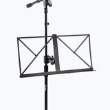 On Stage Clamp-On Sheet Music Bookplate for Mic Stands