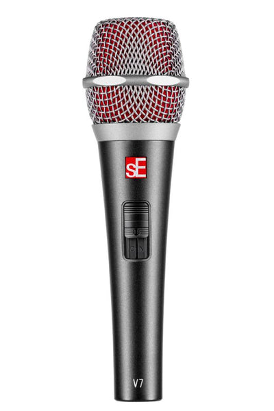 SE Electronics V7 Dynamic Supercardioid Vocal Microphone  W/SWITCH