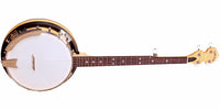 GOLDTONE CC-100R Cripple Creek Banjo with Resonator (Five String, Clear Maple)
