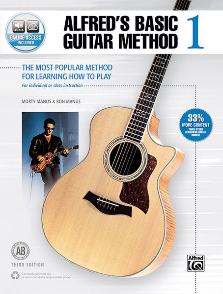Alfred's Basic Guitar Method 1 Book & CD