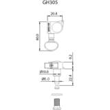 TK-7905 Grover® 305 Series 3x3 Midsize Rotomatics GOLD