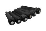 BP-0855 Slotted Dotted Bridge and End Pins Ebony