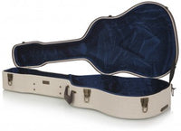 Gator Dreadnought Case Journeyman Burlap Exterior