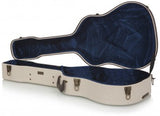 Gator Dreadnought Case Journeyman Burlap Exterior