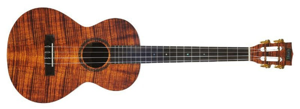 Mahalo MA4KA Artists Elite Series Baritone Ukulele. Koa Photo Flame