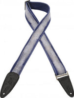 LEVY'S MC8DS Blue Distressed Guitar Strap