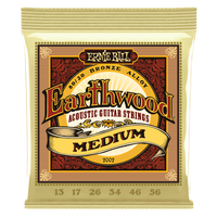 EARTHWOOD MEDIUM 80/20 BRONZE ACOUSTIC GUITAR STRINGS