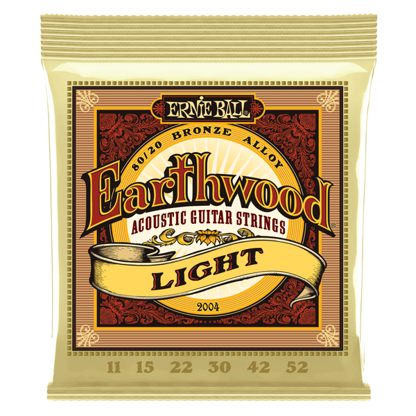 EARTHWOOD LIGHT 80/20 BRONZE ACOUSTIC GUITAR STRINGS