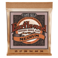 EARTHWOOD MEDIUM PHOSPHOR BRONZE ACOUSTIC GUITAR STRINGS