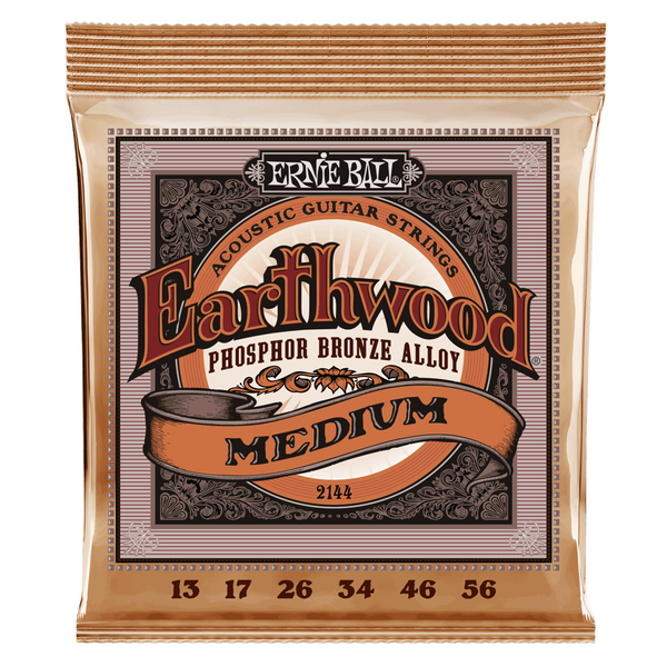 EARTHWOOD MEDIUM PHOSPHOR BRONZE ACOUSTIC GUITAR STRINGS