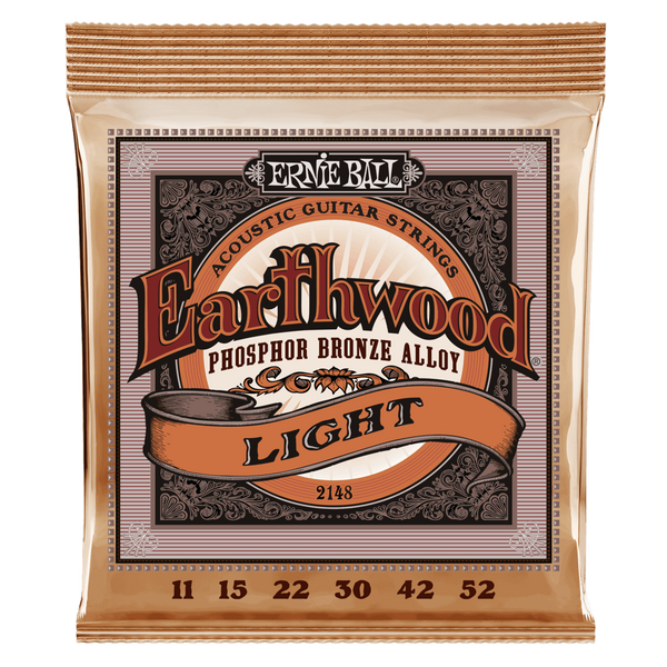 EARTHWOOD LIGHT PHOSPHOR BRONZE ACOUSTIC GUITAR STRINGS