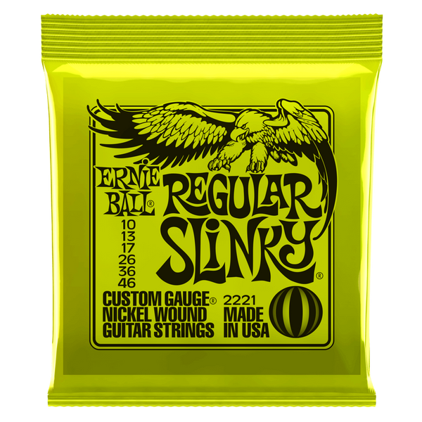 REGULAR SLINKY NICKEL WOUND ELECTRIC GUITAR STRINGS