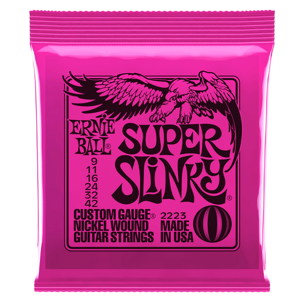 SUPER SLINKY NICKEL WOUND ELECTRIC GUITAR STRINGS