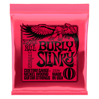 BURLY SLINKY NICKEL WOUND ELECTRIC GUITAR STRINGS - 11-52 GAUGE