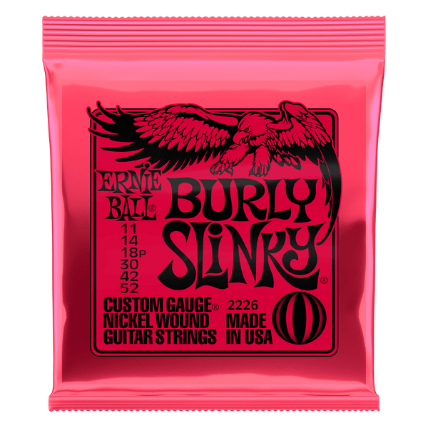 BURLY SLINKY NICKEL WOUND ELECTRIC GUITAR STRINGS - 11-52 GAUGE