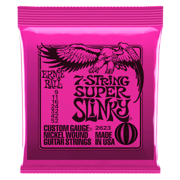 ERNIE BALL SLINKY 7-STRING NICKEL WOUND ELECTRIC GUITAR STRINGS