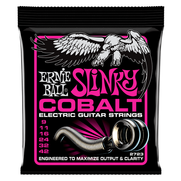 SUPER SLINKY COBALT ELECTRIC GUITAR STRINGS