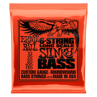 6-STRING NICKEL WOUND ELECTRIC BASS STRINGS - 32-130 GAUGE