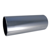 CHROME PLATED BRASS RING GUITAR SLIDE