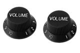 PK-0154 Set of 2 Plastic Volume Knobs for Stratocaster®