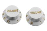 PK-0154 Set of 2 Plastic Volume Knobs for Stratocaster®