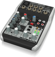 XENYX Q502USB Premium 5-Input 2-Bus Mixer with XENYX Mic Preamp & Compressor, British EQ and USB/Audio Interface