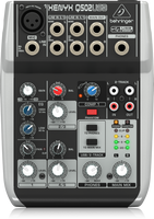 XENYX Q502USB Premium 5-Input 2-Bus Mixer with XENYX Mic Preamp & Compressor, British EQ and USB/Audio Interface