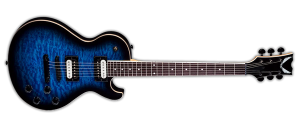 DEAN THOROUGHBRED X QUILT MAPLE TRANS BLUE BURST