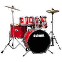 DDRUM D1 JUNIOR CHILD'S - 5 PIECE COMPLETE DRUM SET WITH CYMBALS