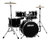 DDRUM D1 JUNIOR CHILD'S - 5 PIECE COMPLETE DRUM SET WITH CYMBALS