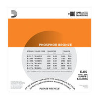 EJ15 Phosphor Bronze, Extra Light, 10-4