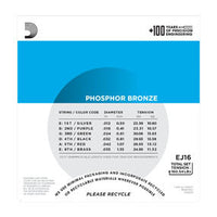 EJ16 (3 PACK) Phosphor Bronze, Light, 12-53