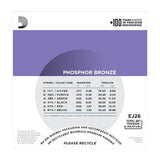 EJ26 Phosphor Bronze, Custom Light, 11-52