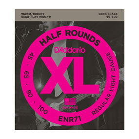 ENR71 Half Rounds Bass, Regular Light, 45-100, Long Scale