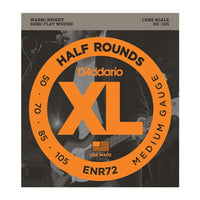 ENR72 Half Rounds Bass, Medium, 50-105, Long Scale