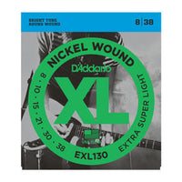 EXL130 Nickel Wound, Extra-Super Light, 8-38