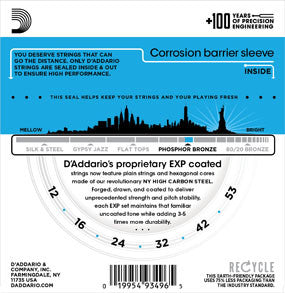 EXP16 Coated Phosphor Bronze, Light, 12-53