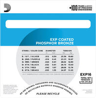 EXP16 Coated Phosphor Bronze, Light, 12-53