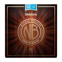 NB1047-12 Nickel Bronze Acoustic Guitar Strings, Light 12-String, 10-47