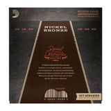 NB1656 Nickel Bronze Acoustic Guitar Strings, Resophonic, 16-56