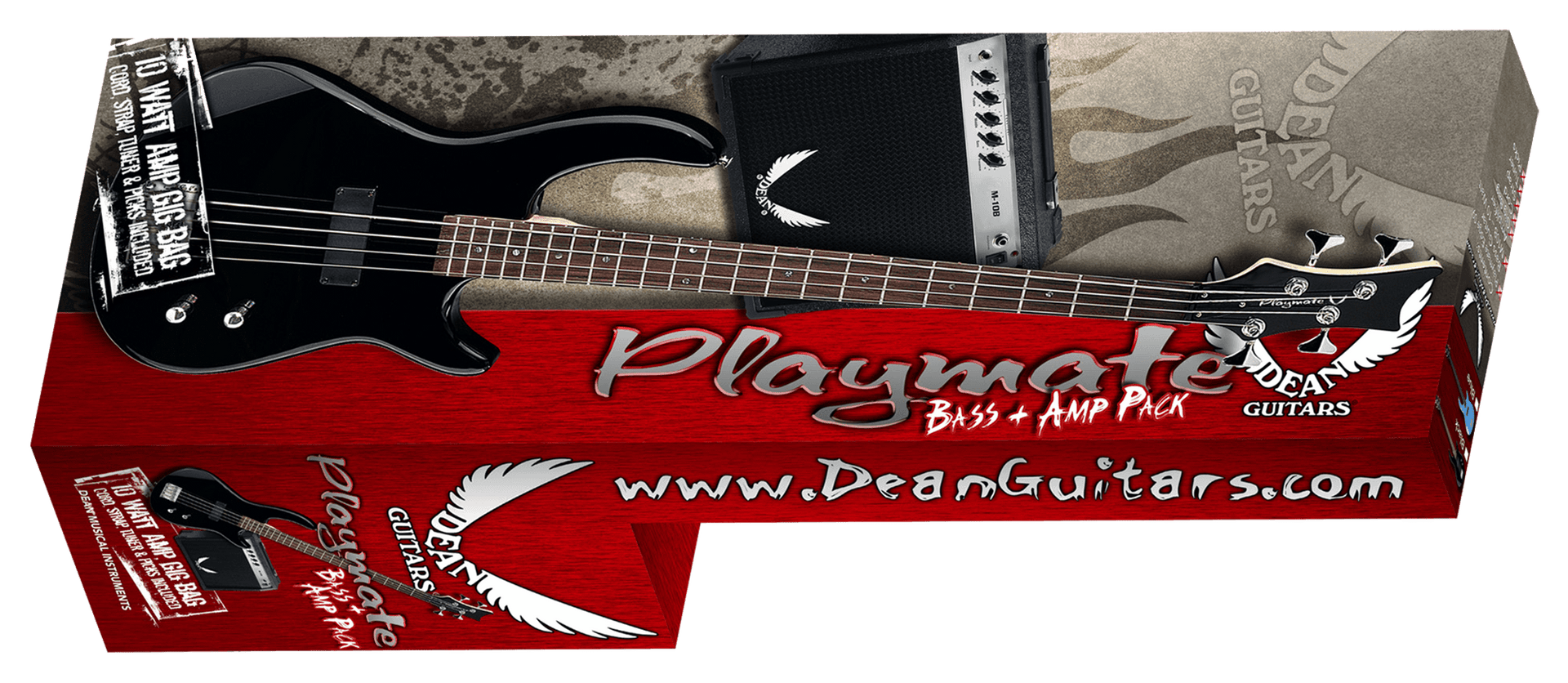 DEAN EDGE BASS PACK W AMP AND ACCESSORIES Blue Mountain Guitar