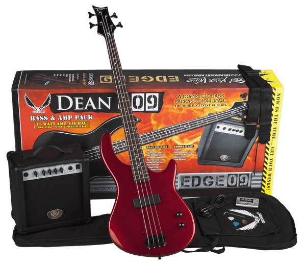 DEAN EDGE BASS PACK W/ AMP AND ACCESSORIES