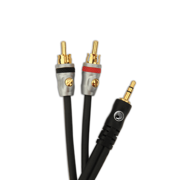 Dual RCA to Stereo Mini Cable, 5 feet