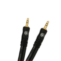 1/8 Inch to 1/8 Inch Stereo Cable, 3 feet D'addario